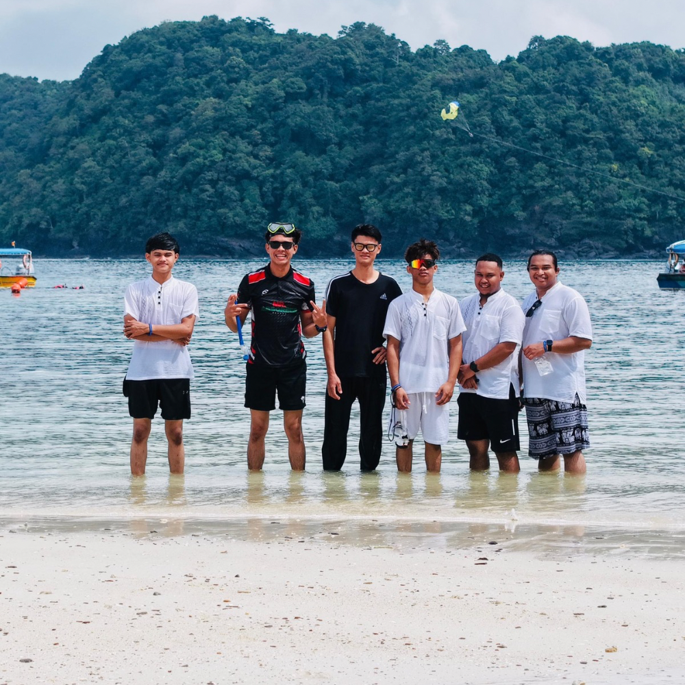 Langkawi island hopping sea view